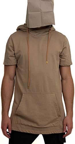 Custom Mens Short Sleeve Hoodie (Small)