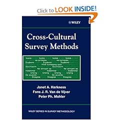 Cross-Cultural Survey Methods (Wiley Series in Survey Methodology)