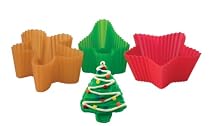 Tovolo Silicone Holiday Cupcake Molds, Set of 12