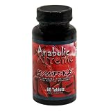 Anabolic Xtreme Rampage The Ultimate Pre-Workout Raw Energy Booster Tablet, 60-Count Bottle