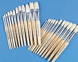 White Bristle School Brushes (Pk/24)
