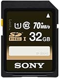 Sony 32GB Class 10 UHS-1 SDHC up to 70MB/s Memory Card (SF32UY2)