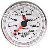 Auto Meter 7155 C2 Full Sweep Electric Water Temperature Gauge Auto Meter 7155 C2 Full Sweep Electric Water Temperature Gauge