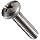 ASME B18.6.3 18-8 Stainless Steel Pan Head Machine Screw, Phillips Drive