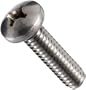 Stainless Steel Machine Screw, Pan Head, Phillips Drive, #2-56, 1-1/4" Length (Pack of 100)