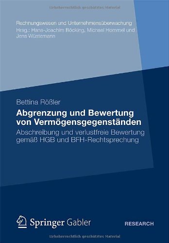 Abgrenzung und Bewertung von Vermögensgegenständen: Abschreibung und verlustfreie Bewertung gemäß HGB und BFH-Rechtsprechung (Rechnungswesen und Unternehmensüberwachung)