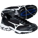 Mizuno Men's Speed Trainer Cleat,Black/White,9.5 M