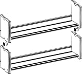 SALAMANDER DESIGNS AX50/M ANNEX BUILD-IT-YOURSELF MODULAR MEDIA SHELF W/ BLACK SHELF AND MAPLE VENEER SIDES