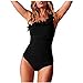 Genluna Sexy Slope Shoulder Swimsuit