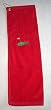 Golf Towel with Pocket Red