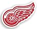 Sporting Goods : Detroit Red Wings 12' Car Magnet - Hockey Sports Merchandise