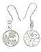 S10-1W Round Filigree Fancy Yin Yang Style White S10-1W Round Filigree Fancy Yin Yang Style White