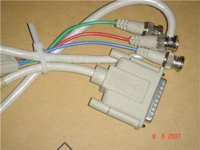 IBM RS/6000 4219 13W3 to 3-BNC Display Cable