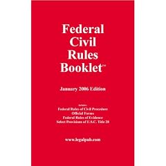 2006 Federal Civil Rules Booklet