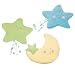 Just Born Iridescent Moon Soft Wall Art