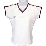 Womens Reebok White/Cardinal Team Court Top