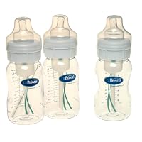 Dr. Brown's 8 oz. Natural Flow Wide Neck Bottle, 3 Pack