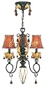 World Imports Lighting 1244-97 Hitallo 4-Light Chandelier, Dark Antique Bronze