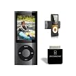 Apple iPod nano 8 GB Black Charger and Action Jacket