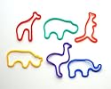 Funky Silly Bandz ~ Shaped wrist bands ~ Zoo animals 24pk