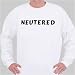 neutered Sweatshirt XXX-Large White