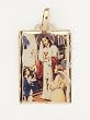 14 Kt Gold Layered Medal - First Communion Boy - Rectangle - Hand Made - Ready for Engraving - Individually Boxed