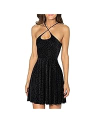 Above the Knee Leopard Print Summer Velvet Skater Dress/Mini Dress 