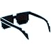 Raveanomics El Wire Aqua Blue LED Sunglasses - 8-Bit Retro Pixel