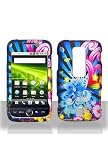 Huawei M860 Ascend Graphic Rubberized Shield Hard Case  Neon Floral