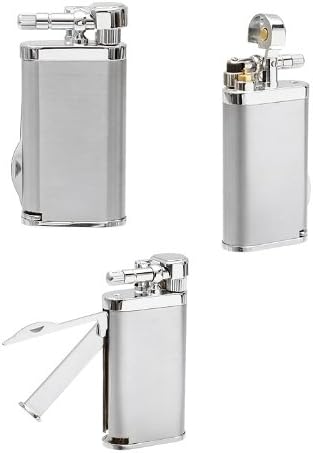 Kiribi Ohgi Silver Satin Pipe Lighter