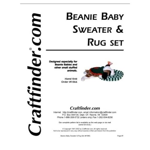 Beanie Baby Sweater Rug Set