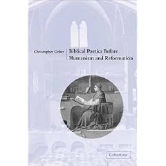 Biblical Poetics Before Humanism and Reformation