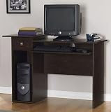 Ameriwood Black Castle computer desk