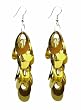 Earrings - E374 - Sequin Dangle - Pucci ~ Warm Gold
