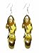 Earrings - E374 - Sequin Dangle - Pucci ~ Warm Gold
