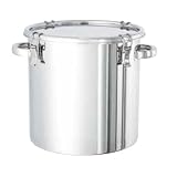 日東 ステンレスタンク ストレートクリップ式密閉タンク(フタ付) 65L CTH43