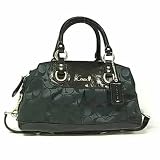 (コーチ)COACH 2WAYショルダー・ボストン・ハンドバッグ [アシュレイ シグネチャー サテン サッチェル] F15443 SLCBK(ブラック) 並行輸入品