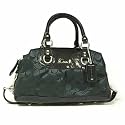 (コーチ)COACH 2WAYショルダー・ボストン・ハンドバッグ [アシュレイ シグネチャー サテン サッチェル] F15443 SLCBK(ブラック) 並行輸入品