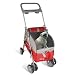 RED PET Dog Cat 3 IN 1 DELUXE PET STROLLER