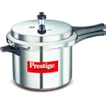 Prestige Popular Aluminium Pressure Cooker, 5 Liters