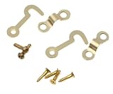 Hook & Staple, 1 3/4 Brass