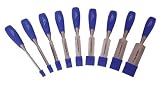 Footprint 87 Series 127494 Set of 9 Blue Poly Handle Chisels