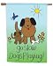 Toland, Dogs Playing Garden Flag, 12.5" x 18", #117100