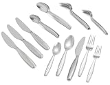 Gourmet Settings Veil 20-Piece Stainless Steel Flatware Set, Service for 4