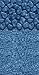 Ocean Blue Water Products 230024 24ft Boulder Pebble Overlap Liner