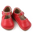 : Pippytoes Red Leather Shoes