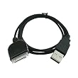 Skque Black USB Data Cable For Sandisk Sansa [Electronics]