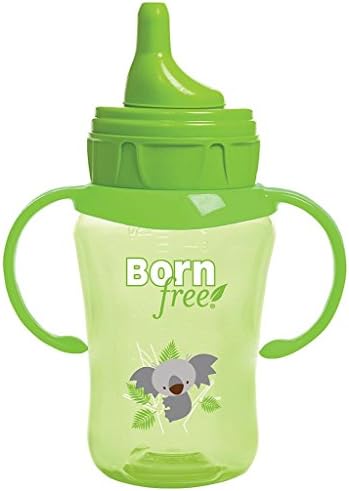 1 Bornfree 9 Oz Drinking Cup, New, BPA Free Green