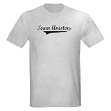 Team Aniston Ash Grey T-Shirt Jennifer Light T-Shirt by CafePress