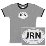Dale Earnhardt Jr. Private Label Junior Nation Mens JRN Heather Ringer Tee